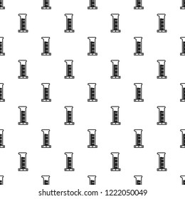 Test tube pattern seamless repeat background for any web design