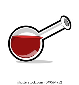 test tube red