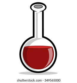test tube red