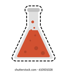 test tube science icon image 