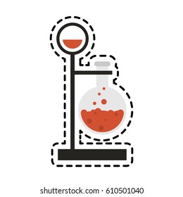 test tube science icon image 
