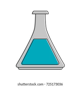 test tube science icon image