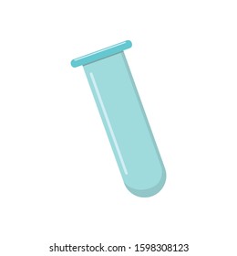 Test tube simple illustration clip art vector