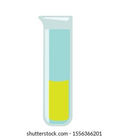 test tube simple illustraton clip art vector 