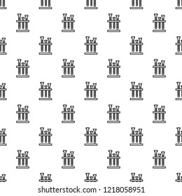 Test tube stand pattern seamless repeat background for any web design