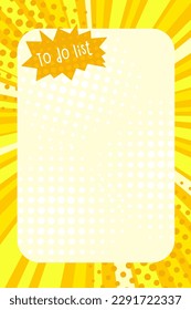 test tube template vector image to-do list