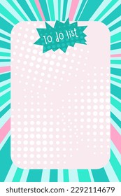test tube template vector image to-do list