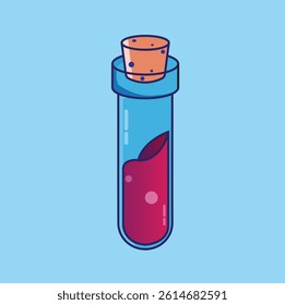 test tube vector can be used as learning material in science and health