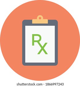 test tube vector flat colour icon