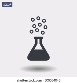 Test tube .VECTOR ICON 10 eps