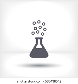 Test tube .VECTOR ICON 10 eps