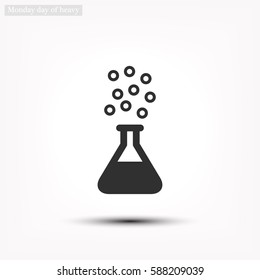 Test tube .VECTOR ICON 10 eps