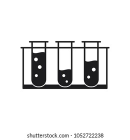 test tube vector icon 