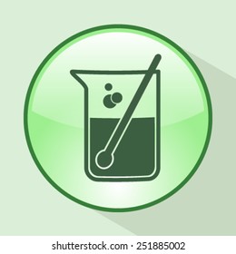Test tube vector icon