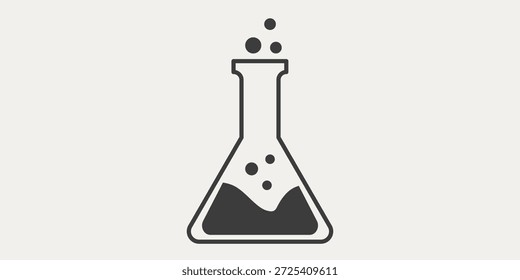 Ícone de vetor do tubo de teste Ícone de vetor do tubo de teste
