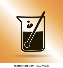 Test tube vector icon