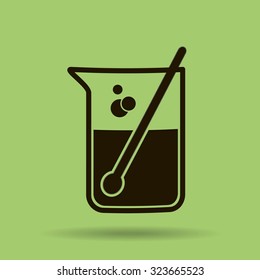 Test tube vector icon