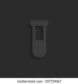 Test tube - vector icon