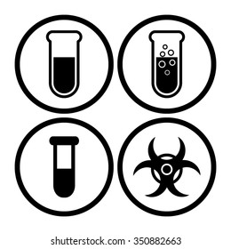 Test tube - vector icon