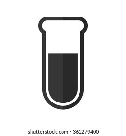 Test tube  - vector icon
