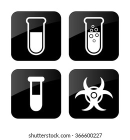 Test tube  - vector icon