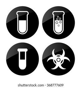 Test tube  - vector icon