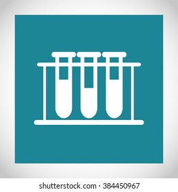 Test tube vector icon