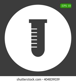Test tube vector icon