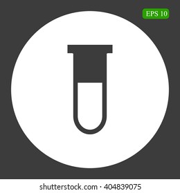 Test tube vector icon