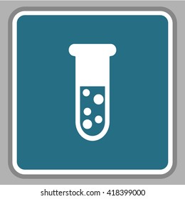 Test tube vector icon

