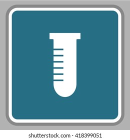 Test tube vector icon
