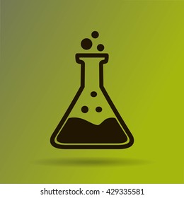 Test tube vector icon