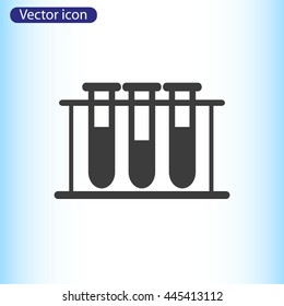 Test tube vector icon
