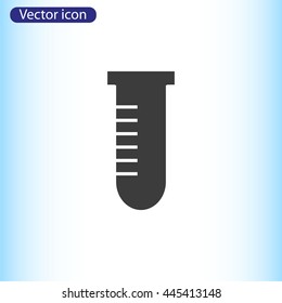 Test tube vector icon
