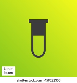 Test tube vector icon
