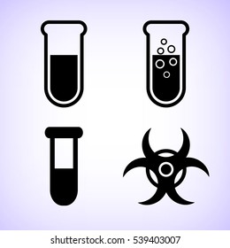 Test tube -  vector icon
