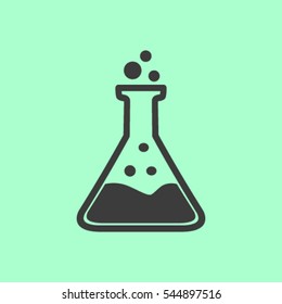 Test tube vector icon