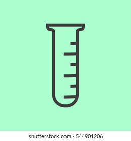 Test tube vector icon