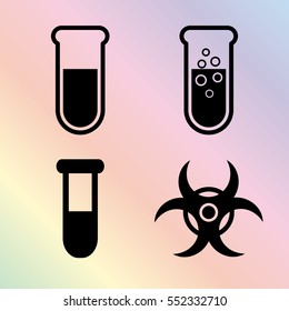 Test tube - vector  icon