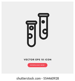Test tube vector icon