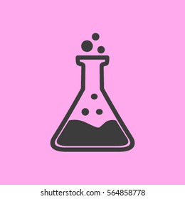 Test tube vector icon