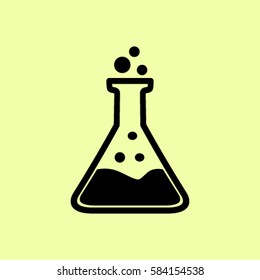 Test tube vector icon