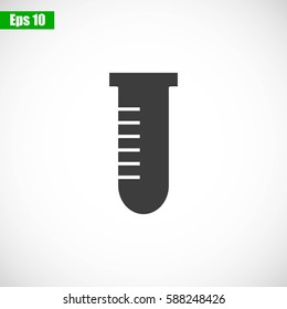 Test tube vector icon