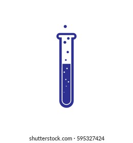 Test tube vector icon