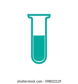 Test tube vector icon