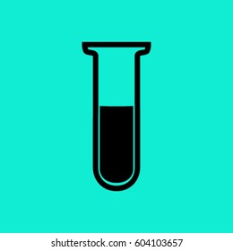 Test tube vector icon