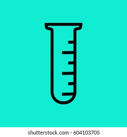Test tube vector icon