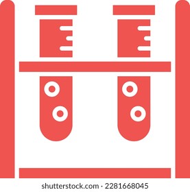 Test Tube vector icon. Can be used for printing, mobile and web applications.