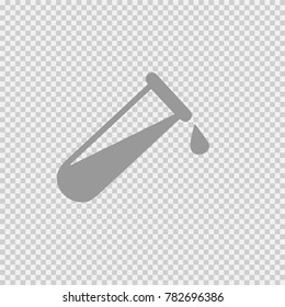 Test tube vector icon eps 10.