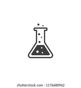 test tube vector icon illustration 